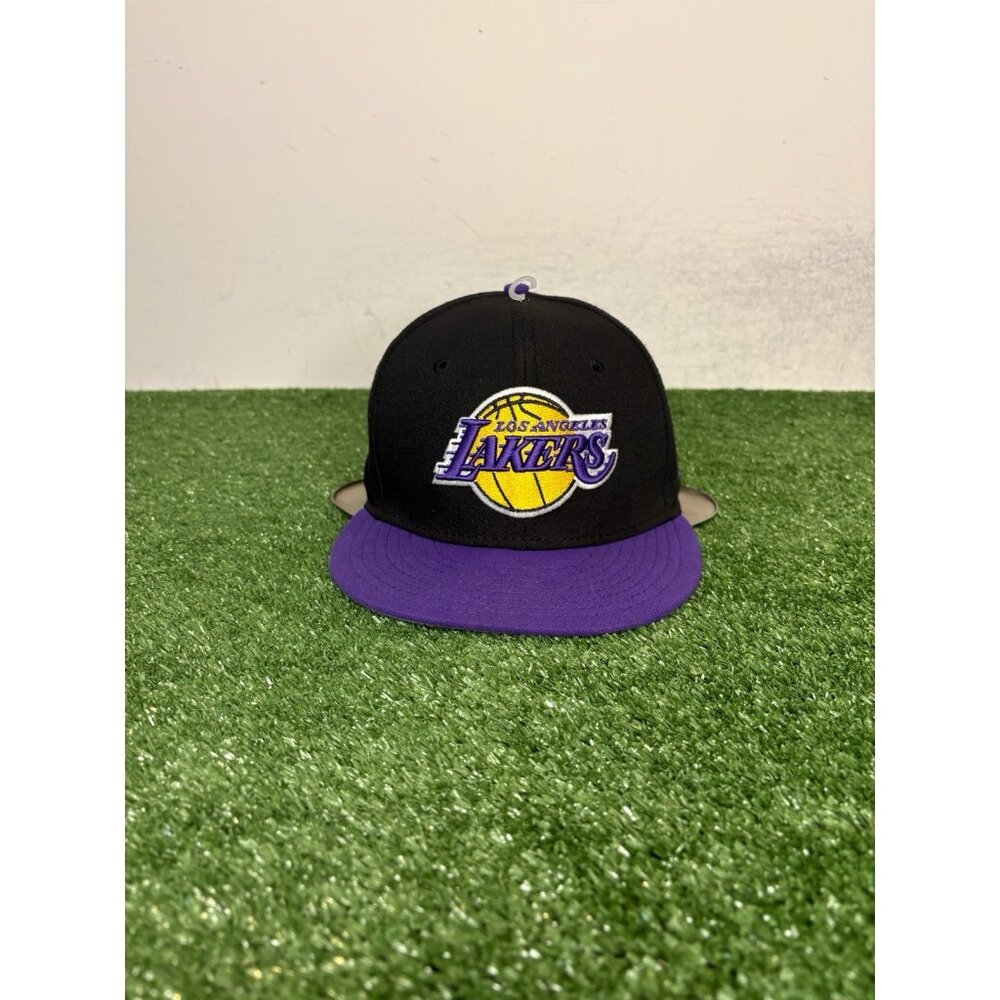 Los Angeles Lakers hat cap snap back black purple New Era 9fifty basketball mens
